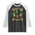 Funny St Patrick's Day Irish Beer Drinking Raglan Shirt 0% Irish 100% Drunk Skull