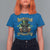 Funny St Patrick's Day Irish Beer Drinking T Shirt For Women 0% Irish 100% Drunk Skull