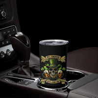 Funny St Patrick's Day Irish Beer Drinking Tumbler Cup 0% Irish 100% Drunk Skull - Wonder Print Shop
