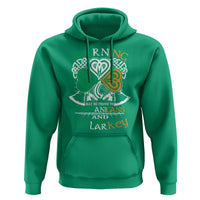 Funny Warning May Be Prone To Shenanigans And Malarkey Hoodie St Patrick's Day Celtic Shamrock
