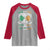 Funny Warning May Be Prone To Shenanigans And Malarkey Raglan Shirt St Patrick's Day Celtic Shamrock