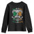 Funny Warning May Be Prone To Shenanigans And Malarkey Youth Sweatshirt St Patrick's Day Celtic Shamrock