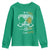 Funny Warning May Be Prone To Shenanigans And Malarkey Youth Sweatshirt St Patrick's Day Celtic Shamrock