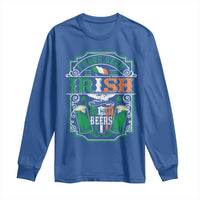 Funny Irish Beer Drinking Long Sleeve Shirt I Have Been Irish For Many Beers St Patrick's Day