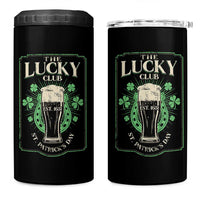 Funny St Patrick's Day Irish Beer Drinking 4 in 1 Can Cooler Tumbler The Lucky Beer Club Horseshoe - Wonder Print Shop