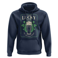 Funny St Patrick's Day Irish Beer Drinking Hoodie The Lucky Beer Club Horseshoe