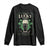 Funny St Patrick's Day Irish Beer Drinking Long Sleeve Shirt The Lucky Beer Club Horseshoe