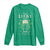 Funny St Patrick's Day Irish Beer Drinking Long Sleeve Shirt The Lucky Beer Club Horseshoe
