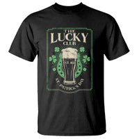 Funny St Patrick's Day Irish Beer Drinking T Shirt The Lucky Beer Club Horseshoe