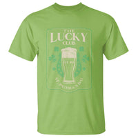 Funny St Patrick's Day Irish Beer Drinking T Shirt The Lucky Beer Club Horseshoe