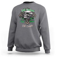 Funny Irish Pride Sweatshirt Irish Hooligan Stay True Till Death Flat Cap Skull