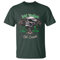 Funny Irish Pride T Shirt Irish Hooligan Stay True Till Death Flat Cap Skull