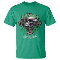 Funny Irish Pride T Shirt Irish Hooligan Stay True Till Death Flat Cap Skull