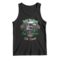 Funny Irish Pride Tank Top Irish Hooligan Stay True Till Death Flat Cap Skull