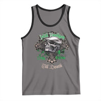 Funny Irish Pride Tank Top Irish Hooligan Stay True Till Death Flat Cap Skull
