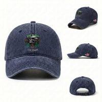 Funny Irish Pride Washed Cotton Baseball Cap Irish Hooligan Stay True Till Death Flat Cap Skull