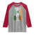 St Patrick's Day Black Irish Raglan Shirt Vintage American Flag Celtic Cross