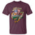 Half Irish Half Italian All American T Shirt Vintage Flag Shamrock Heritage