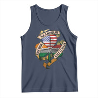 Half Irish Half Italian All American Tank Top Vintage Flag Shamrock Heritage