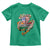 Half Irish Half Italian All American Toddler T Shirt Vintage Flag Shamrock Heritage