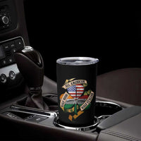 Half Irish Half Italian All American Tumbler Cup Vintage Flag Shamrock Heritage
