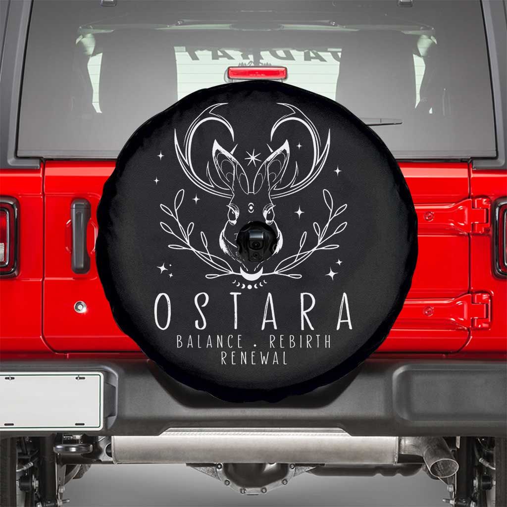 Ostara Pagan Eostre Easter Day Spare Tire Cover Balance Rebirth Renewal Bunny