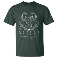 Ostara Pagan Eostre Easter Day T Shirt Balance Rebirth Renewal Bunny