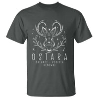 Ostara Pagan Eostre Easter Day T Shirt Balance Rebirth Renewal Bunny