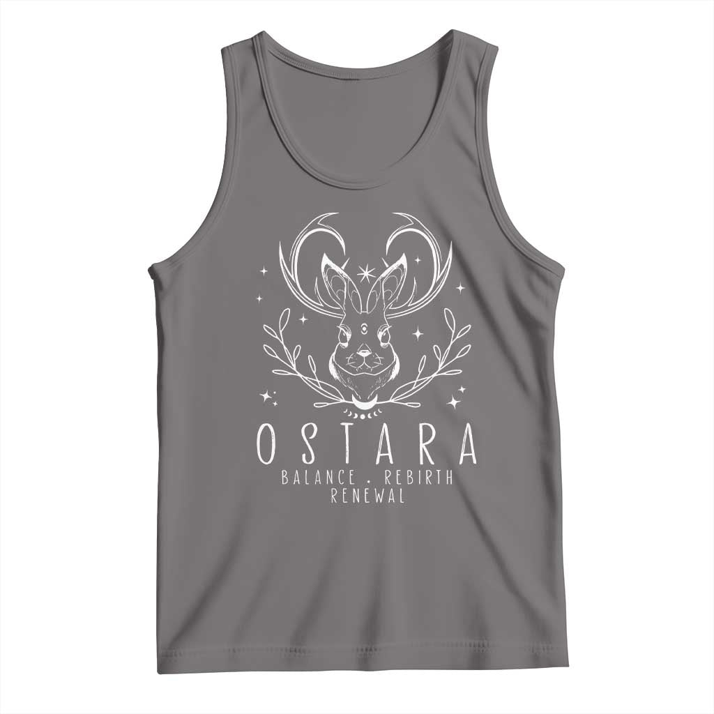 Ostara Pagan Eostre Easter Day Tank Top Balance Rebirth Renewal Bunny