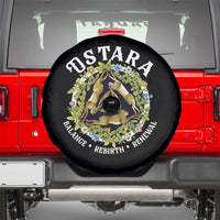 Ostara Balance Rebirth Renewal Spare Tire Cover Ostara Pagan Eostre Easter Day Three Hares