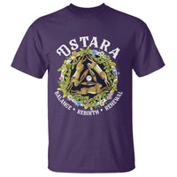 Ostara Balance Rebirth Renewal T Shirt Ostara Pagan Eostre Easter Day Three Hares