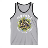 Ostara Balance Rebirth Renewal Tank Top Ostara Pagan Eostre Easter Day Three Hares