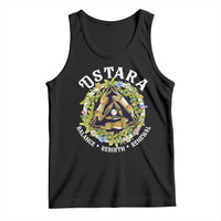 Ostara Balance Rebirth Renewal Tank Top Ostara Pagan Eostre Easter Day Three Hares