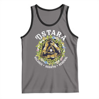 Ostara Balance Rebirth Renewal Tank Top Ostara Pagan Eostre Easter Day Three Hares
