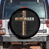 He Is Not Here For He Is Risen Just As He Said Spare Tire Cover Christian Easter Day Religious Bible Verse Cross