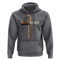 He Is Not Here For He Is Risen Just As He Said Hoodie Christian Easter Day Religious Bible Verse Cross