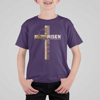He Is Not Here For He Is Risen Just As He Said T Shirt For Kid Christian Easter Day Religious Bible Verse Cross