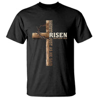 He Is Not Here For He Is Risen Just As He Said T Shirt Christian Easter Day Religious Bible Verse Cross