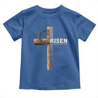 He Is Not Here For He Is Risen Just As He Said Toddler T Shirt Christian Easter Day Religious Bible Verse Cross