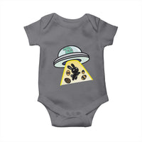 Funny Easter Day UFO Alien Bunny Baby Onesie