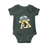 Funny Easter Day UFO Alien Bunny Baby Onesie