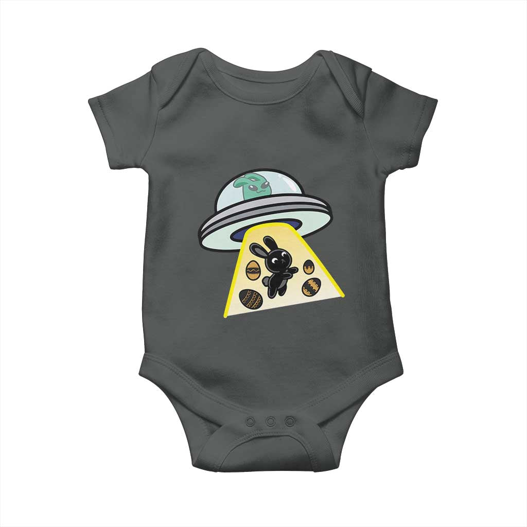 Funny Easter Day UFO Alien Bunny Baby Onesie