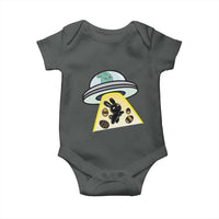 Funny Easter Day UFO Alien Bunny Baby Onesie
