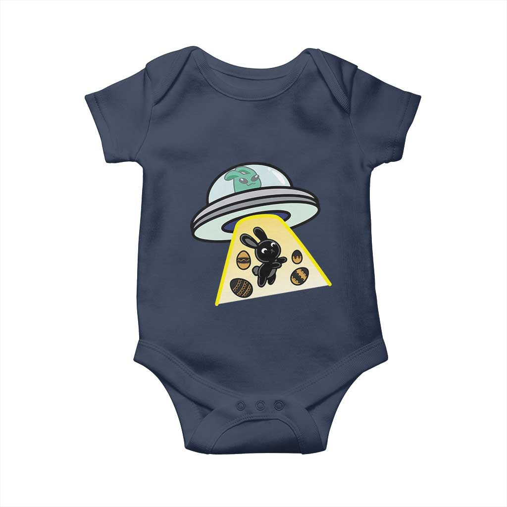 Funny Easter Day UFO Alien Bunny Baby Onesie