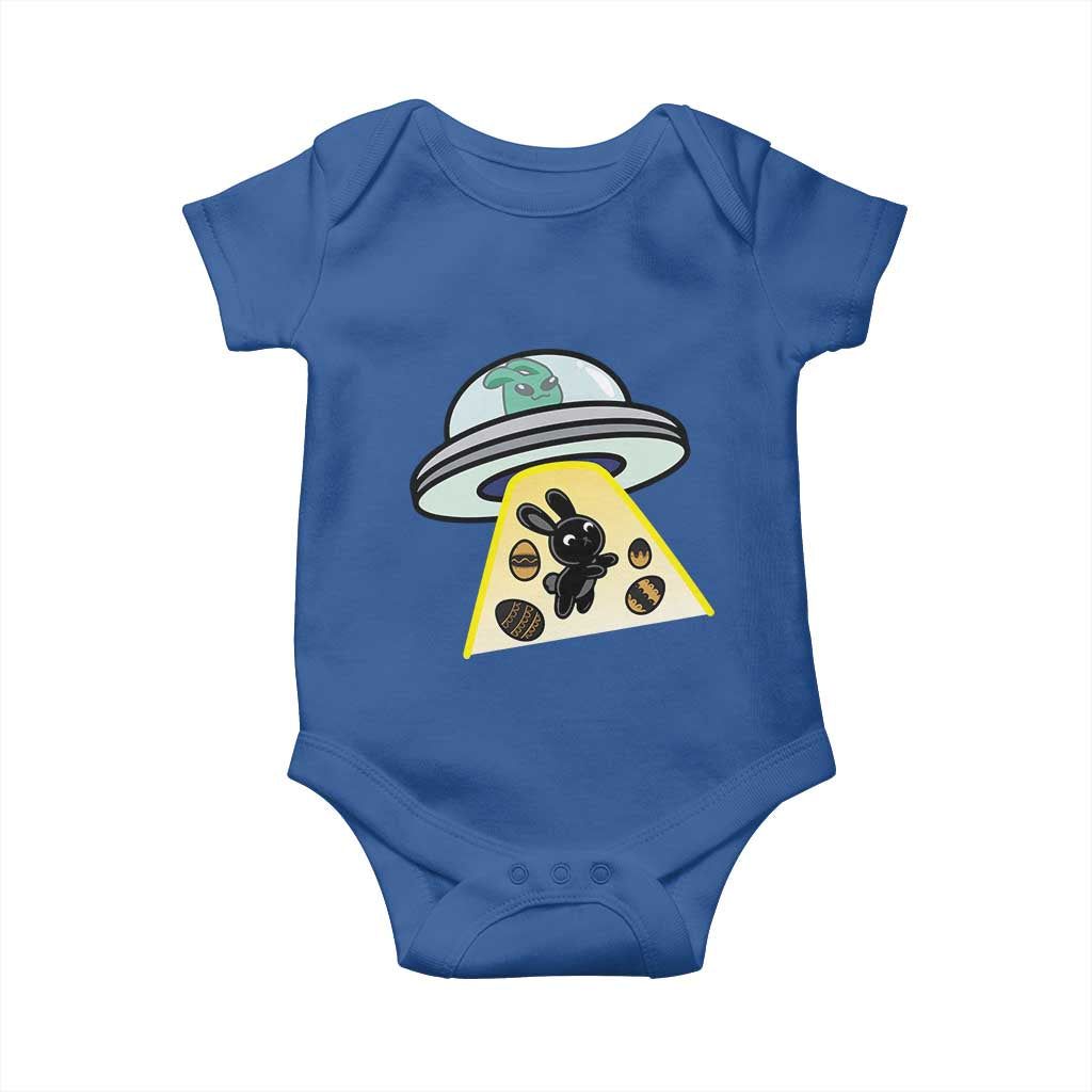Funny Easter Day UFO Alien Bunny Baby Onesie