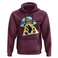 Funny Easter Day UFO Alien Bunny Hoodie