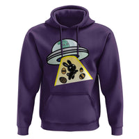Funny Easter Day UFO Alien Bunny Hoodie