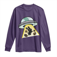 Funny Easter Day UFO Alien Bunny Long Sleeve Shirt