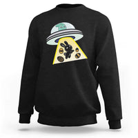 Funny Easter Day UFO Alien Bunny Sweatshirt