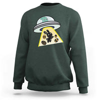 Funny Easter Day UFO Alien Bunny Sweatshirt